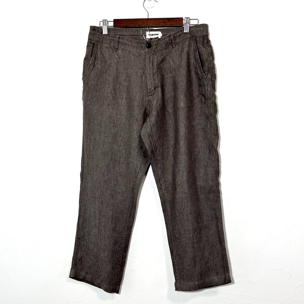 Taylor Stitch Cropped Linen Pant